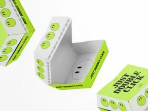 cover image burger box mockup