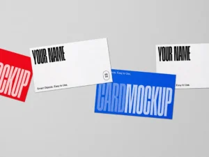 cover image business card mockups graphics