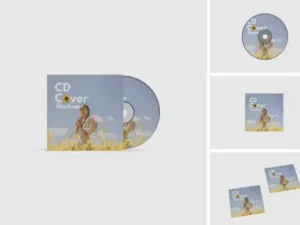 cover image cd cover mockup