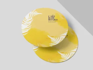 cover image cake base board mockups
