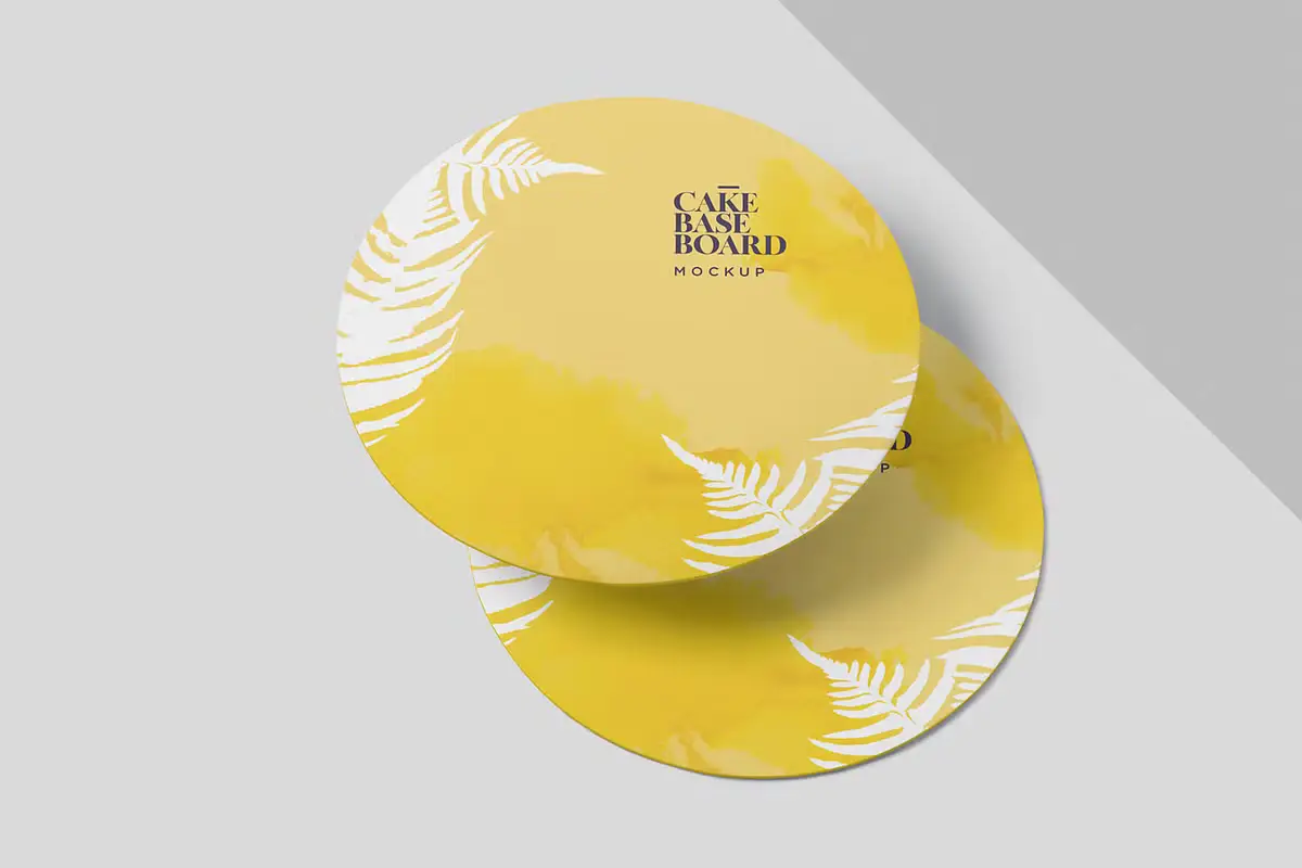 Cake Base Board Mockups
