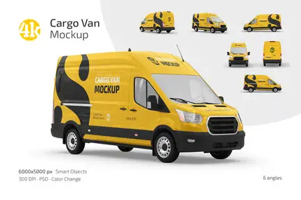 Cargo Van Mockup Set