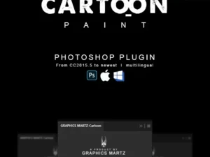 cover image cartoon paint photoshop plugin
