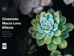 cover image cinematic lens photo effects pack