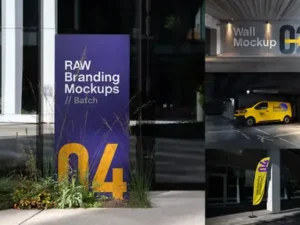 cover image city branding billboard mockups raw series