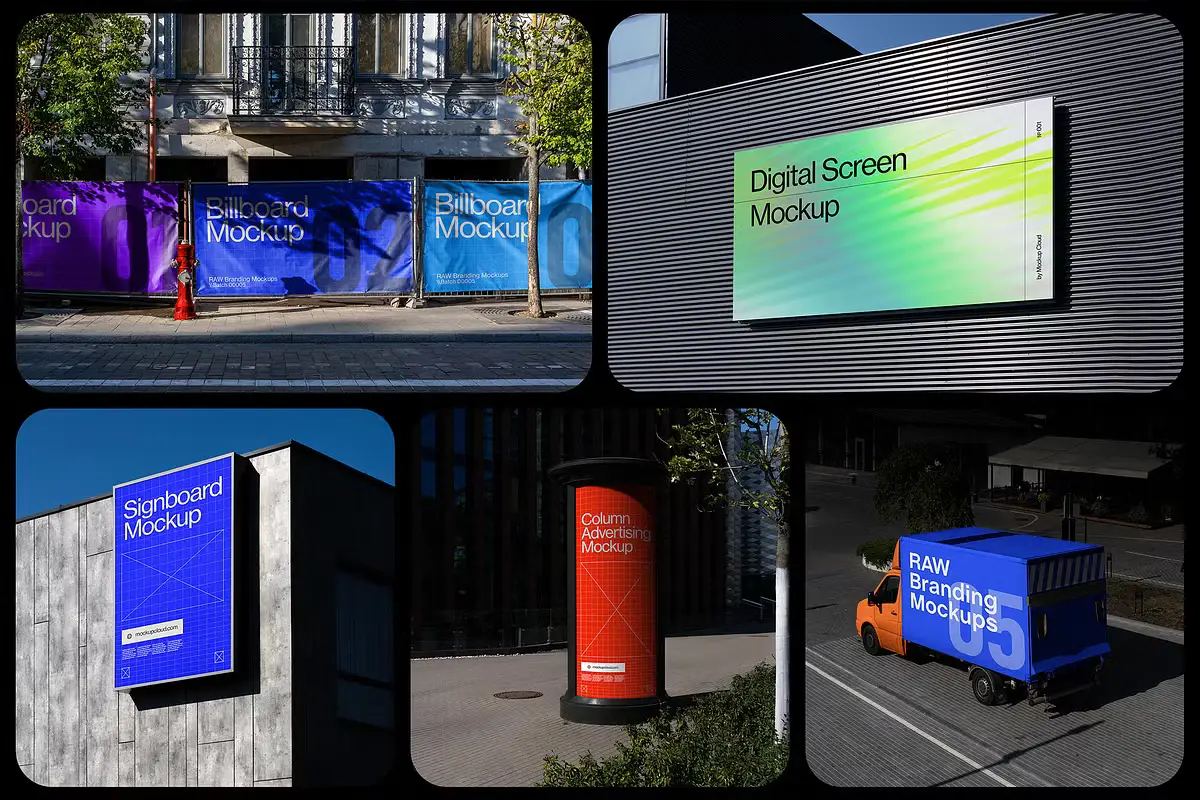 City Branding Billboard Mockups