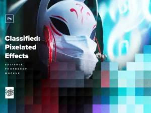 cover image classified pixelated photo effects