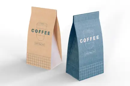 Coffee Bags Mockup