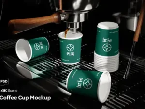 cover image coffee cup mockup