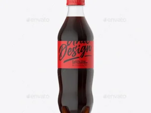 cover image cola bottle mockup