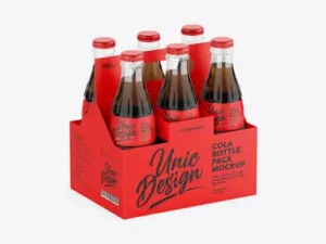 cover image cola bottle pack mockup