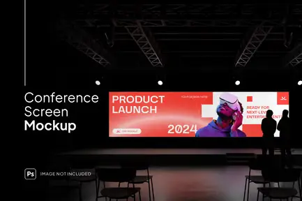 Conference Hall Presentation Mockup by simplestudios