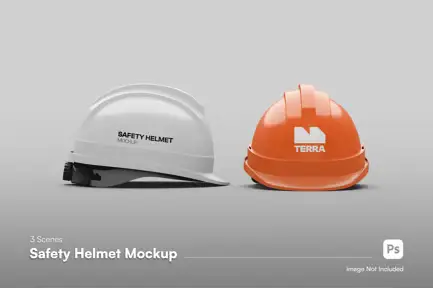 Construction Helmet Mockup