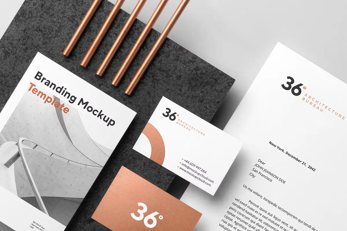 Copperstone Branding Mockup Vol. 1