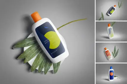 Cosmetic Bottle Mockup