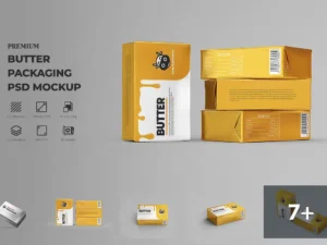 cover image country foil butter mockup