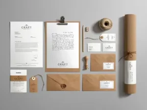 cover image craft branding mockup