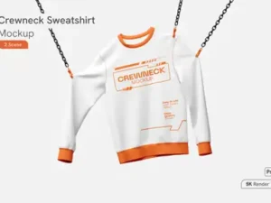 cover image crewneck sweatshirt mockup