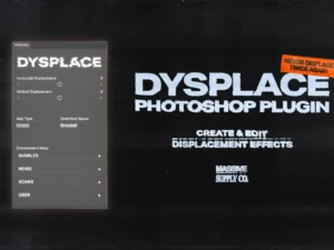 cover image dysplace displacement photoshop plugin non destructive displacement