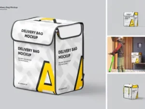 cover image delivery bag mockup
