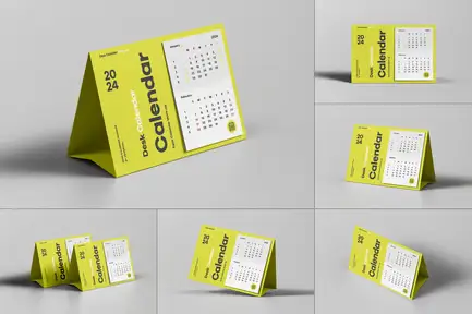 Desk Calendar Mock-up