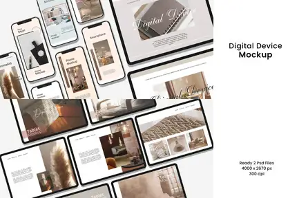 Digital Device Mockup