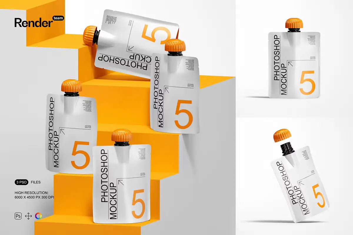 Doypack Mockup Set