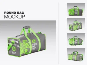 cover image duffle bag mockup