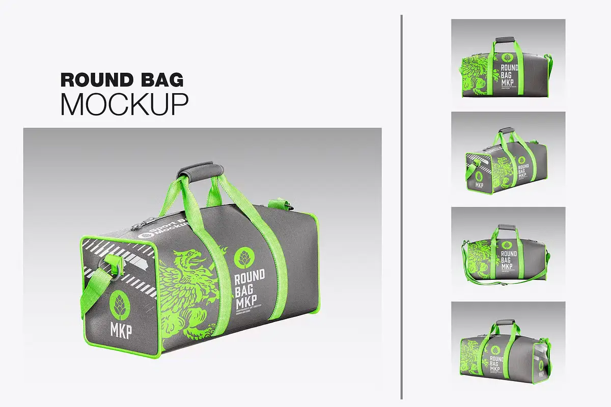 Duffle Bag Mockup 1 cover image duffle bag mockup
