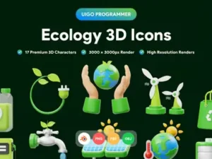 cover image ecology 3d icon