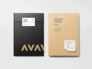 cover image envelope package mockup