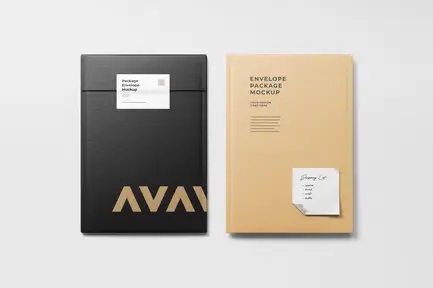Envelope Package Mockup