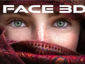 cover image face 3d