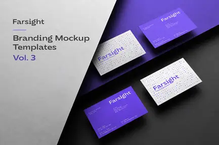 Farsight Branding Mockups Vol. 3
