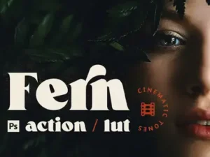 cover image fern portrait action and lut