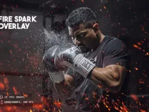 cover image fire spark overlay collection