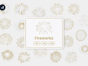 cover image fireworks illustration