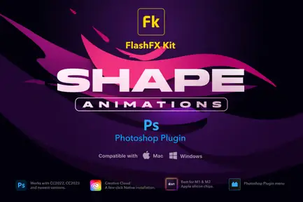 FlashFX Kit Shapes Animations - 2d Vfx Plugin