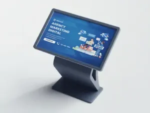 cover image floor stand lcd digital mockups