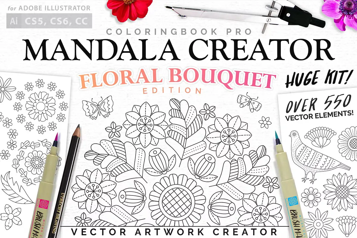 Floral Bouquet Mandala Creator