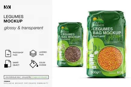 Food Bag Mockup
