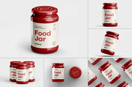 Food Jar Mock-up