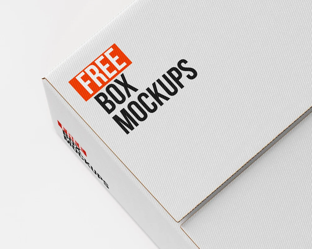 Free 7 Box Mockups, vol 1