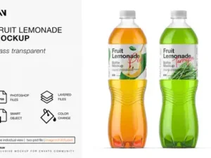 cover image fruit lemonade mockup