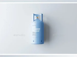 cover image gas cylinder mockup