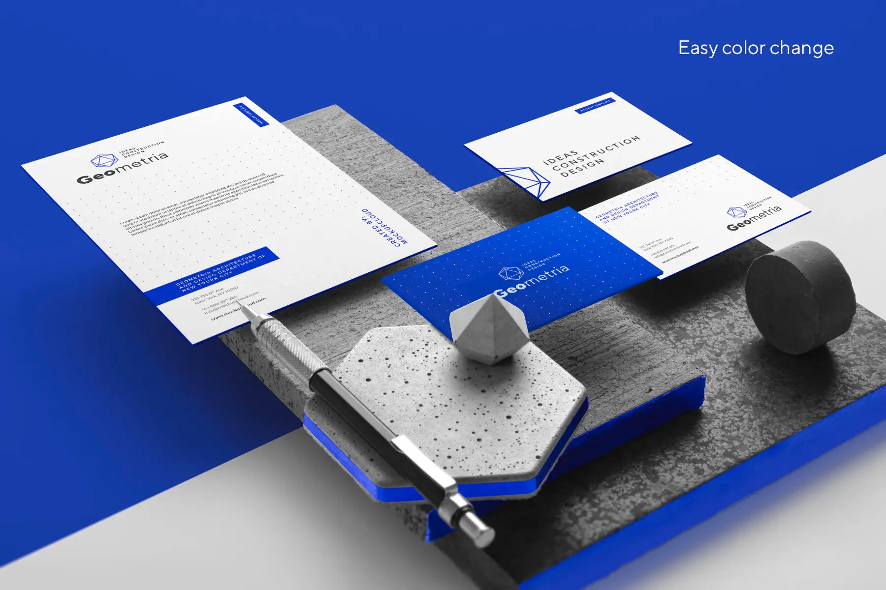 Geometria Branding Mockups Kit v.1 Graphics
