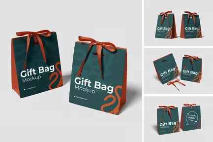 Gift Bag Mockup
