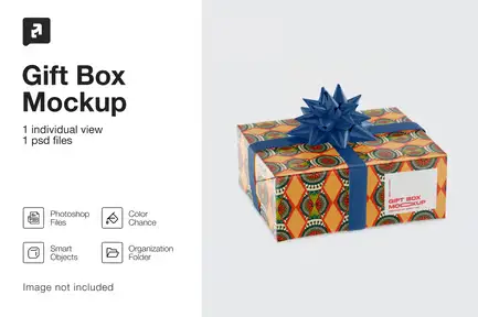 Gift Box Mockup