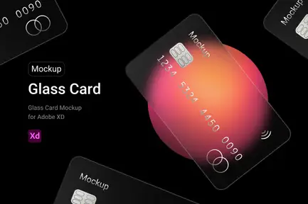 Glass Card Mockup