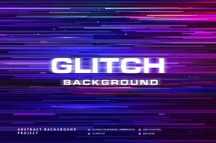 Glitch Background Collection